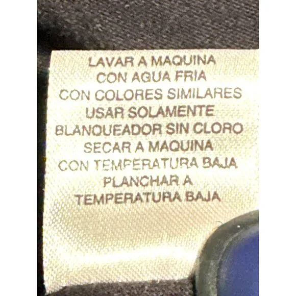 French Laundry Size Medium Black Cotton Tunic Top Embroidered Boho City Chic - Picture 10 of 11